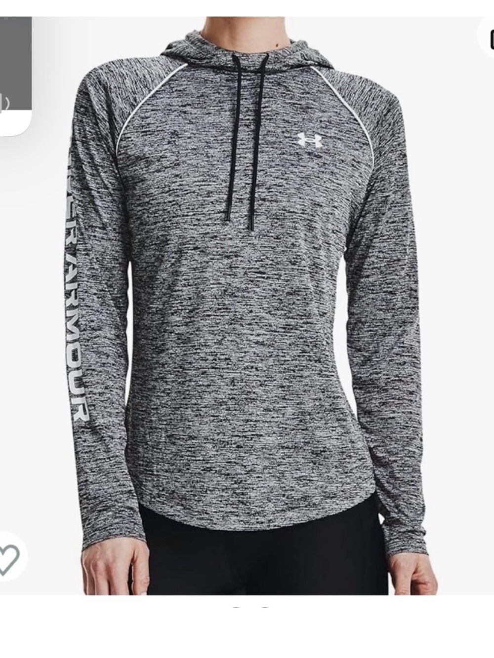 Under Armour Women’s Navy Hooded Long Sleeve Shirt